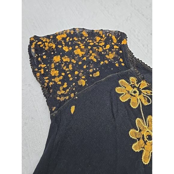 Beautiful Royal Moda Dress Embroidered Boho Size M/L SEE MEASUREMENTS VTG - Picture 6 of 7